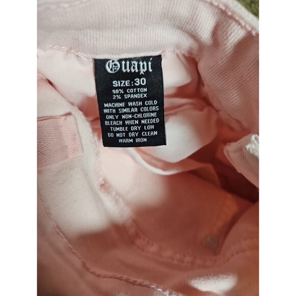 Guapi NWT Pink Distressed Jeans Men’s/Women’s Ripped Streetwear Designer Denim - Picture 9 of 9